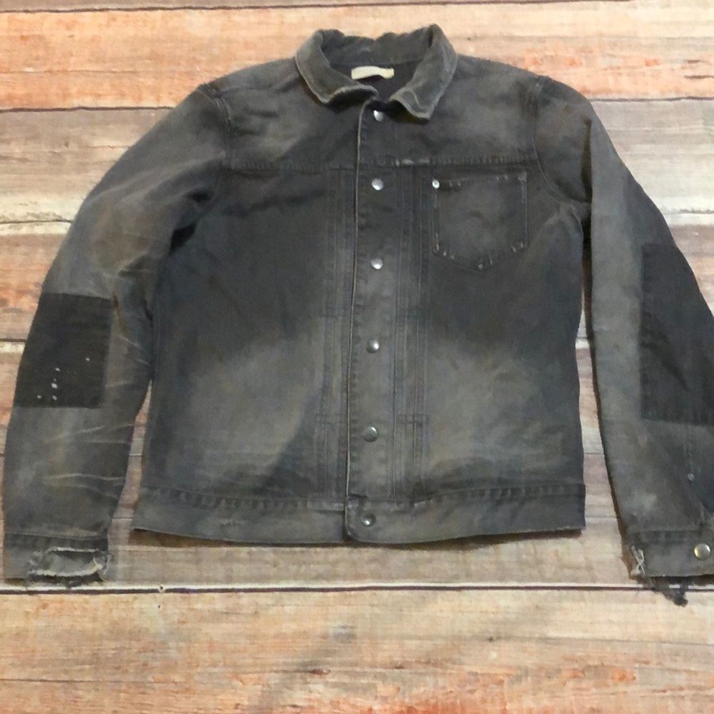 AllSaints Denim Jacket Grey Size XL